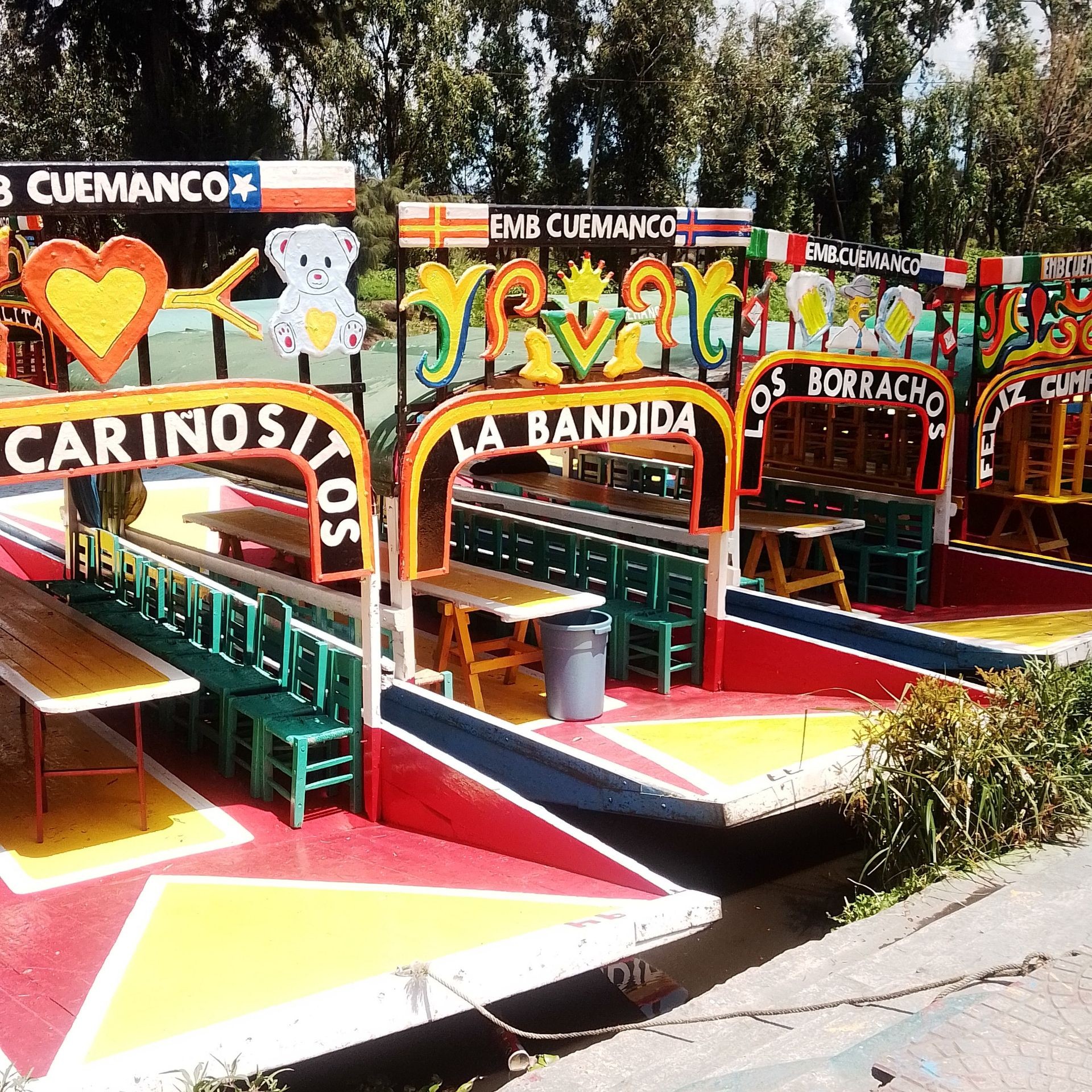 Xochimilco boats, Mexico City